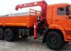 Бортовой автомобиль 43118 с КМУ UNIC 504